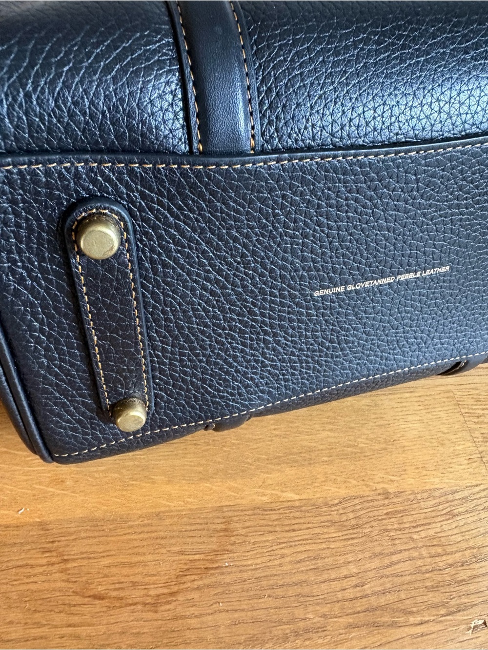 The Coach C8864 Ruby 25 satchel Glovetanned pebbled leather, black - Picture 6 of 16